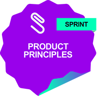 Product Principle badge from Section